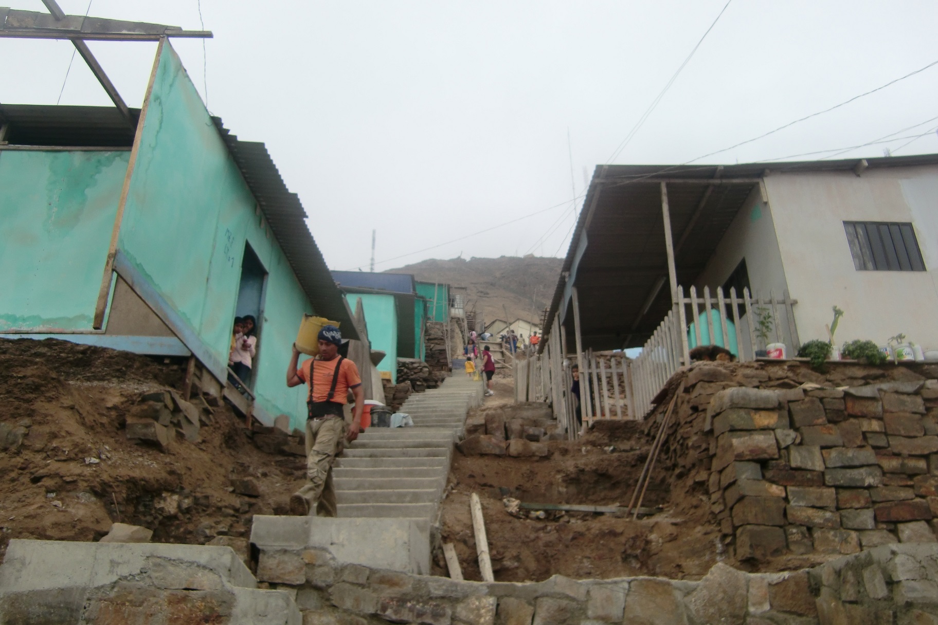 Comienzo obra escalera
