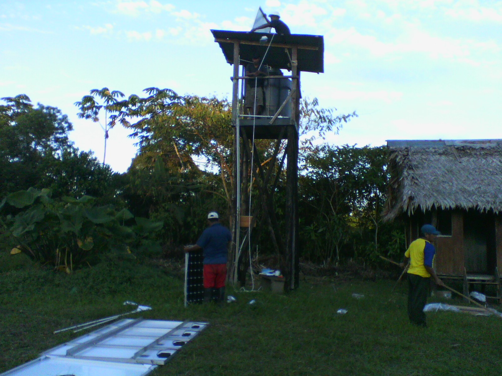 Instalación de uno de los sistemas
