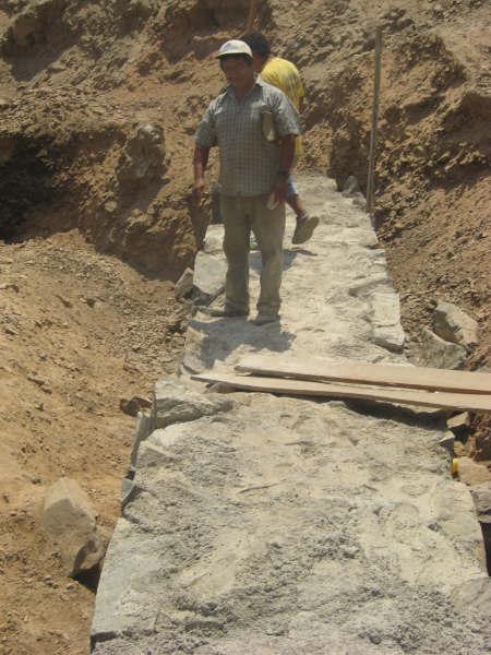 Construcción calzada