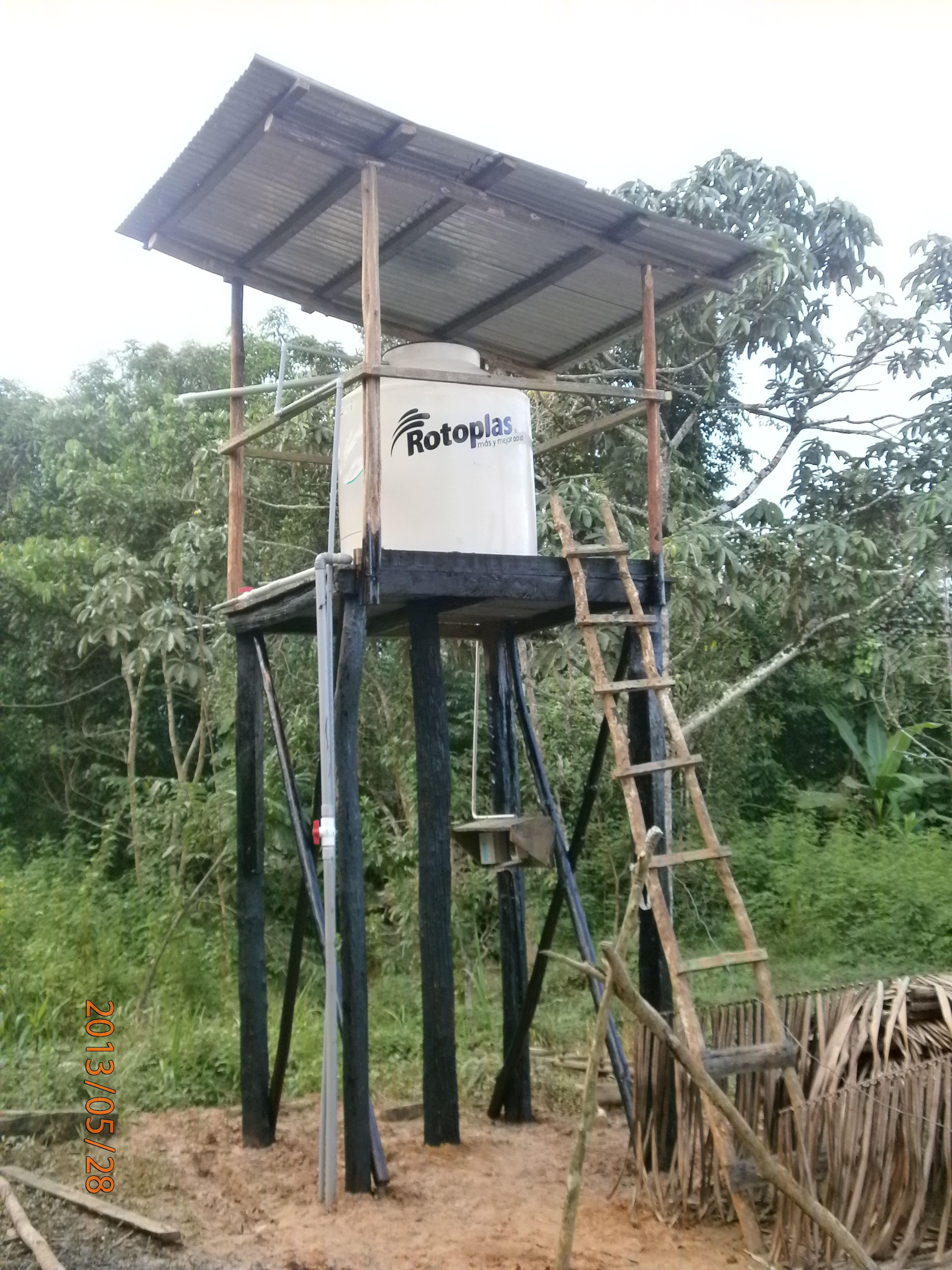 Sistema de agua instalado